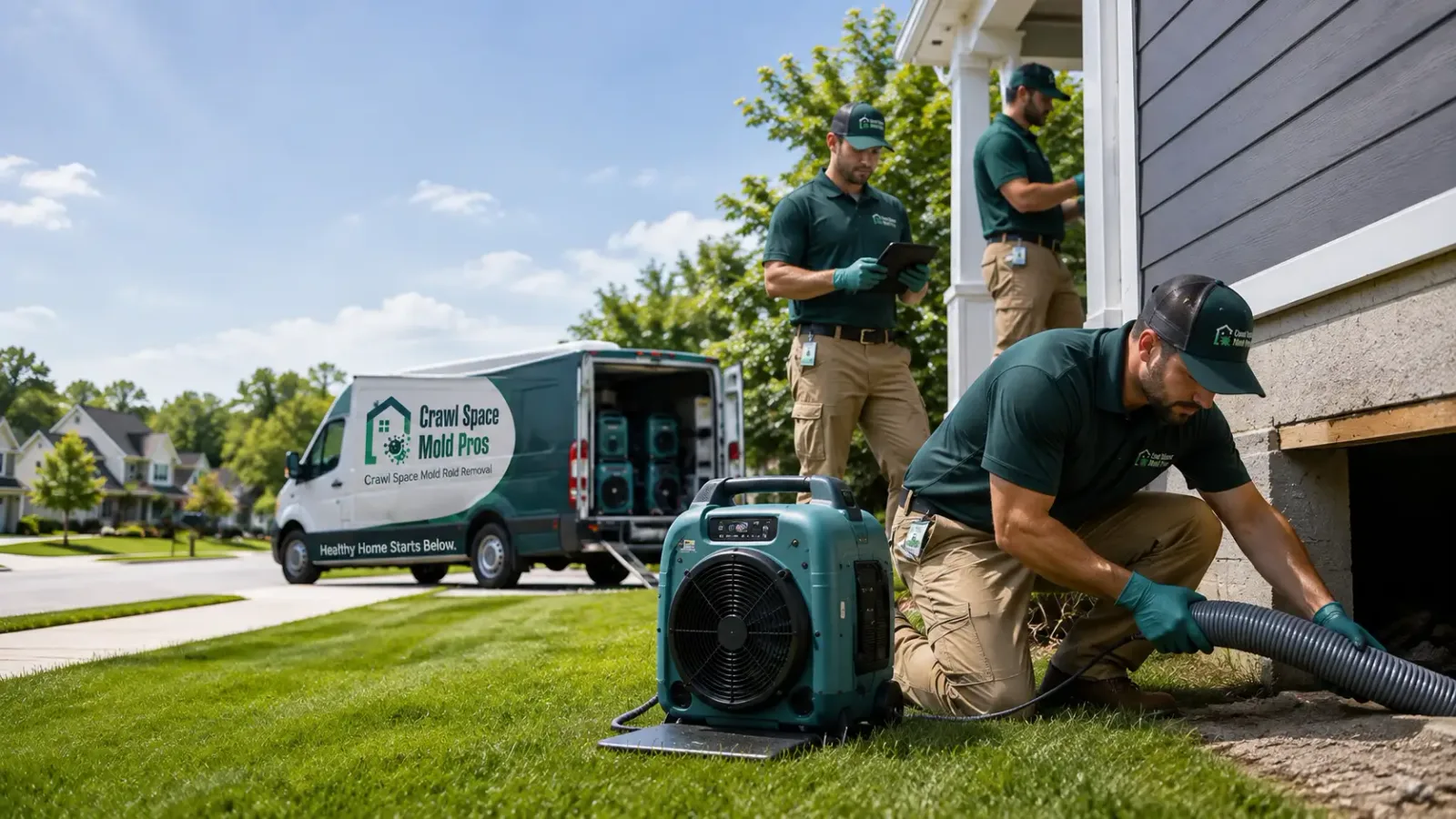 Crawl Space Mold Removal in Central, AZ